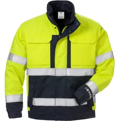 Multinorm Winterjacke "4588 FLAM" Flame gelb/marine - S - gelb