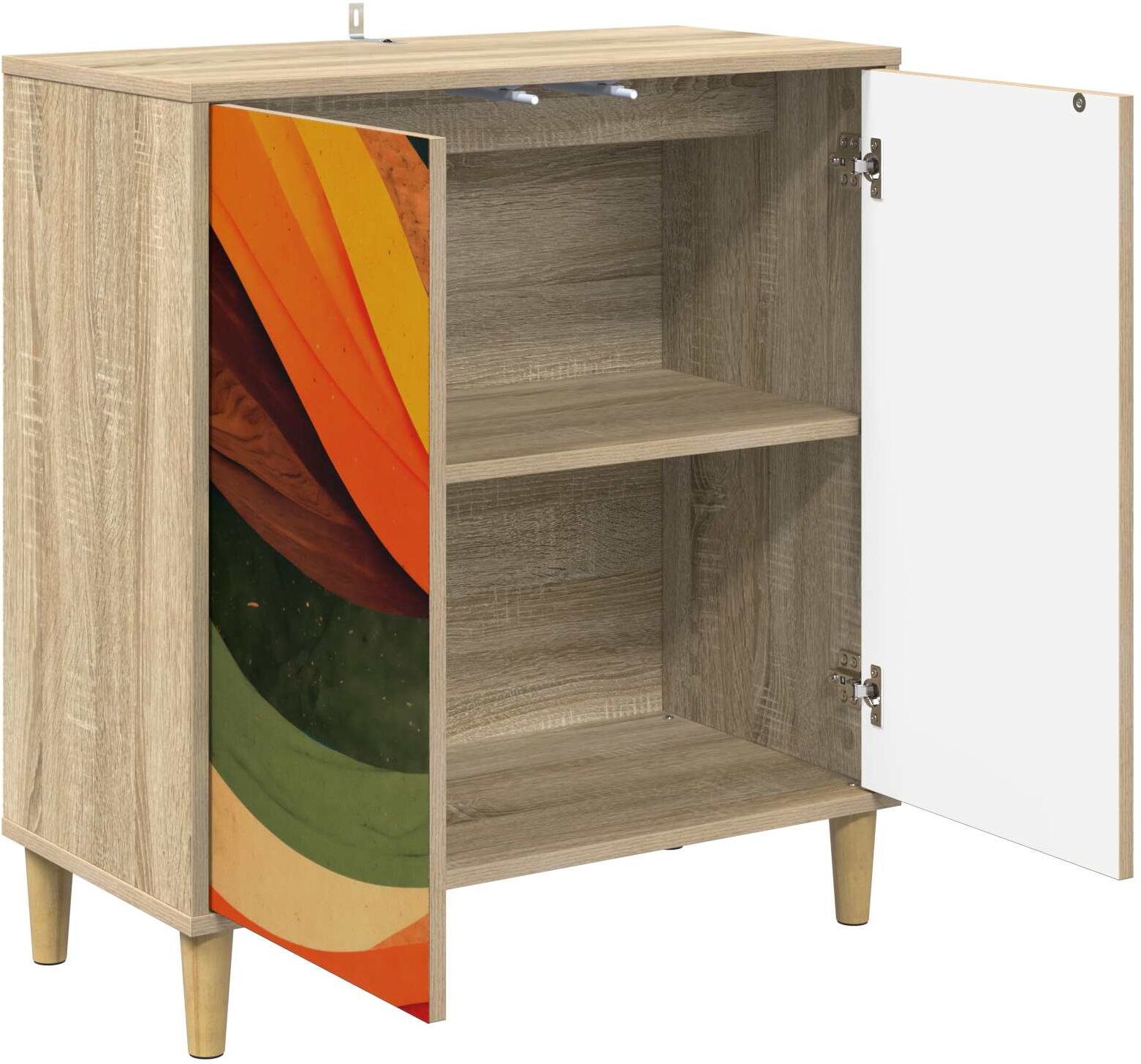 vidaXL Buffet BONN Sonoma 69 x 33 x 75 cm Bois d'ingénierie