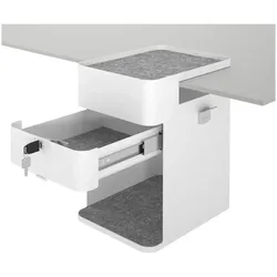 Dataflex, Rollcontainer, Bento Desktop Locker 500 Untertisch Schrank mit Tischklemme (45.500), w... (36.10 x 25.40 x 40.70 cm)