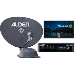 Alden AS2@ 80 Satellitenanlage Platinium mit S.S.C. HD-Steuermodul und Smartwide LED-TV inkl. LTE-Dachdurchführung 24 Zoll
