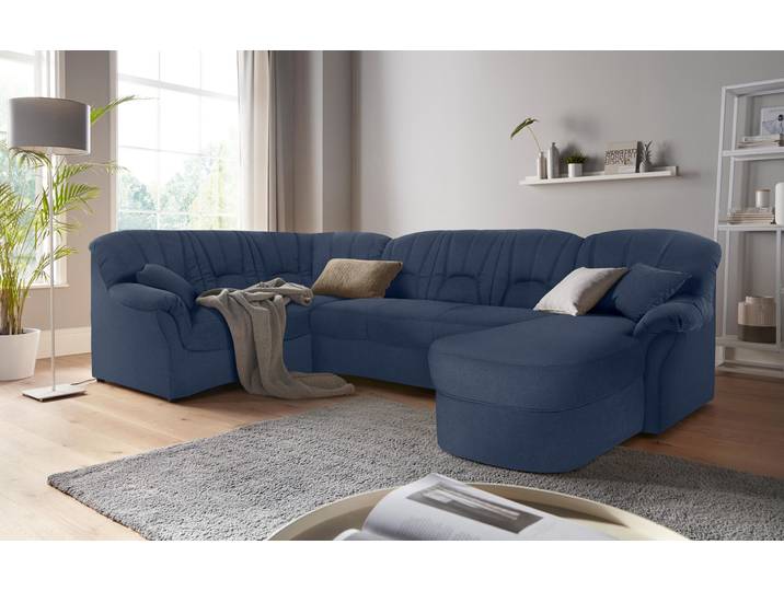 DOMO collection Bahia mit viel Platz, Breite 308cm, zeitloses Design, U-Form wahlweise mit Bettfunktion