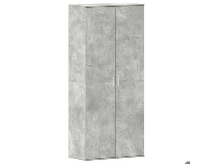 “Rabais  Meuble à chaussures Cabinet de chaussures - JILLE'S - étagère à couloir Gris 80x39x180 cm - Bois d'ingénierie SOLO645571