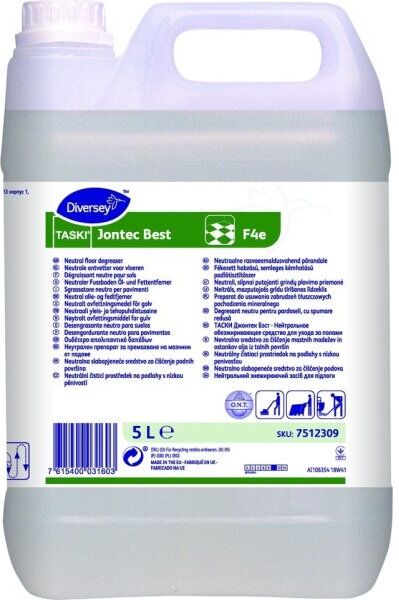 Jontec Best F4e Professionel Gulvrengøring, 5 L