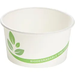 Prodana Bio Suppen- und Universalbecher mit Bio-Druck 300 ml Ø 11,5 cm Karton (500 Stück)