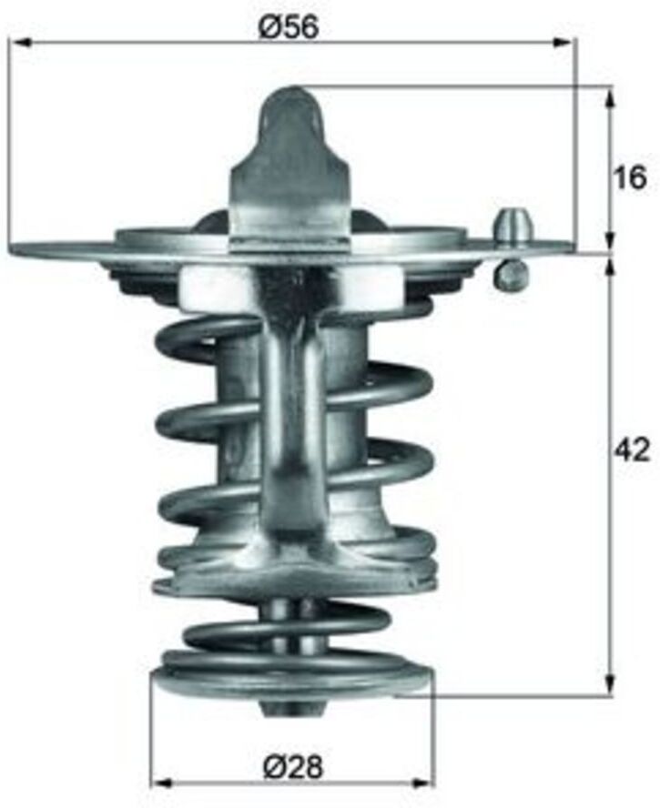 Thermostat, Kühlmittel MAHLE TX 83 76D
