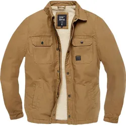 Vintage Industries Dean Sherpa, Textiljacke - Braun - L