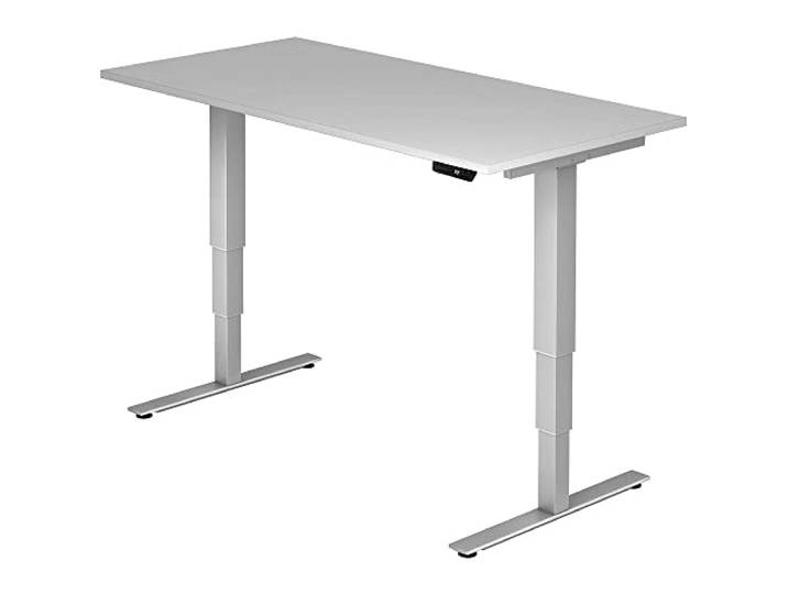 Sitz-Steh-Schreibtisch el.160x80cm Grau