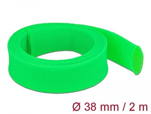 Delock 20754 20754 Geflechtschlauch Grün Polyester 2m 1St.
