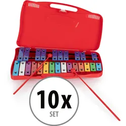 Classic Cantabile GSR-25 Sopran Glockenspiel chromatisch 10x Set