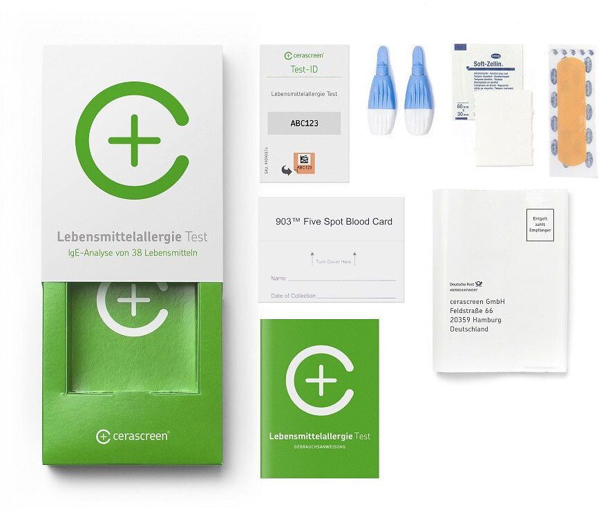 Cerascreen Lebensmittelallergie Test IgE-Analyse 1 St