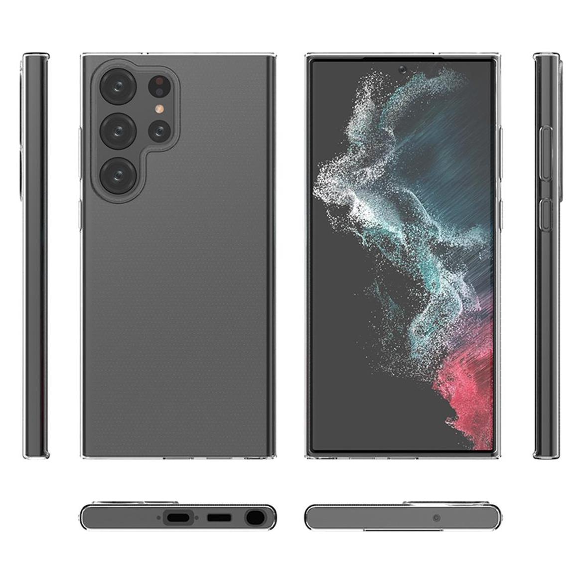 Hurtel Ultraklare 0,5-mm-Hülle Samsung Galaxy S23 Ultradünne Abdeckung transparent (Samsung Galaxy S23 Ultra) (1404978613)