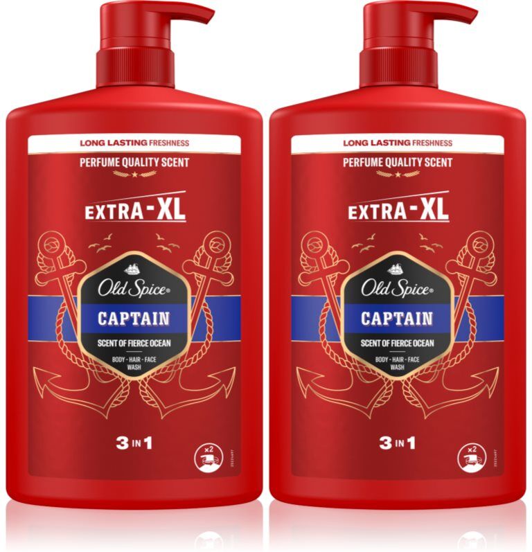 Old Spice Captain hair and body set
