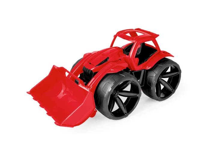 Spielzeugauto Maximus Grosser Traktor Rot, Rot, Kunststoff, 33x31x68 cm, farbecht, Spielzeug, Spielzeugautos