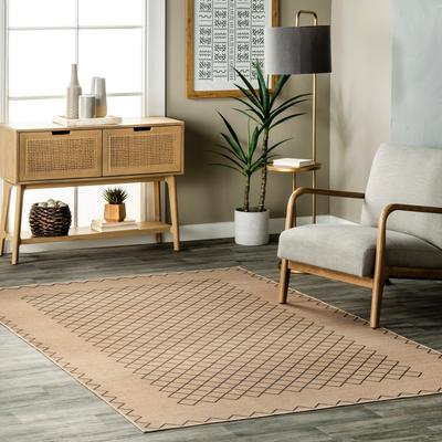 Nuloom Rosita SuperiorWash Tribal Trellis Easy-Jute Machine Washable Area Rug