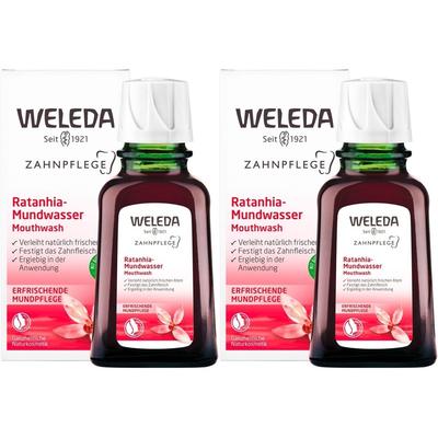 Weleda Ratanhia-Mundwasser x2 2x50 ml Mundwasser