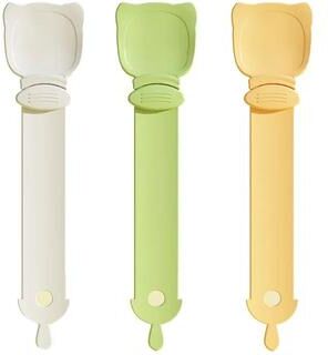 Uplifted Finds Precision Squeeze Liquid Treat Dispenser 3 Pcs Yellow + Green + White