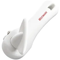 Westmark Sicherheitsdosenöffner, mit Zange, Länge: 18 cm, Rostfreier Edelstahl/Kunststoff, Klu, Weiß, 10332260