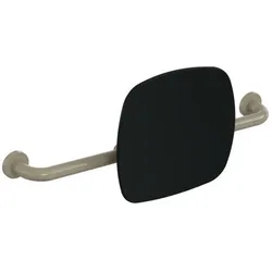 Hewi 801 Rückenstütze 801.51.916386 Wandabstand 150mm, Lehne tiefschwarz, sand
