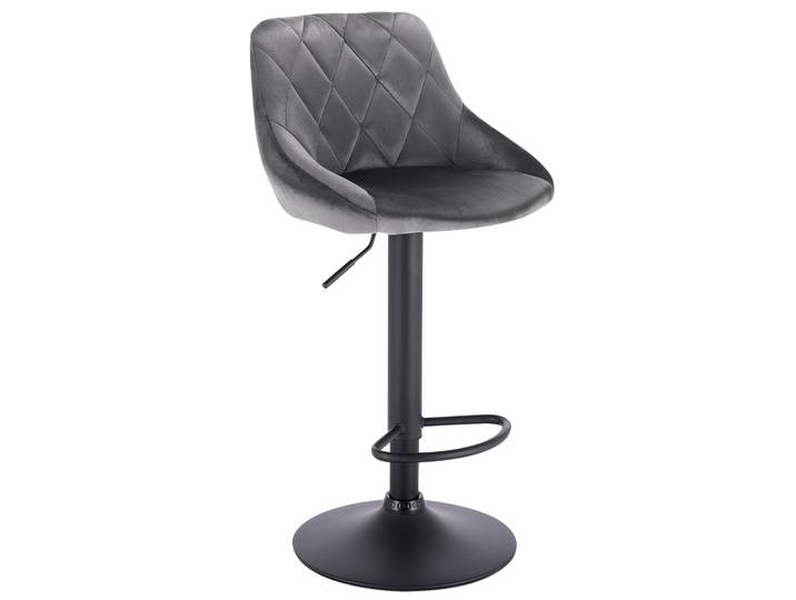 WOLTU 1PC Chaise de bar pivotante réglable en hauteur en cuir/velours, tabouret de bar rotatif, tabouret haut avec repose-pieds pour pub et maison