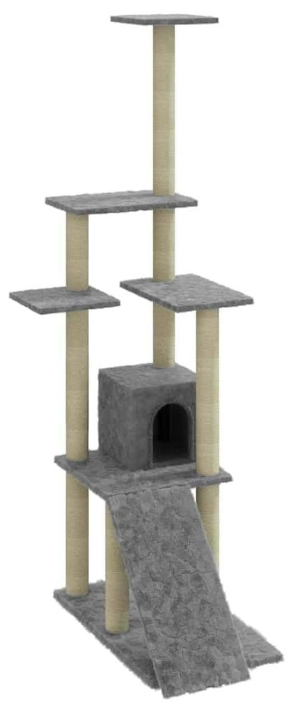 Kattenboom met krabpaal, Hoogte: 155 cm