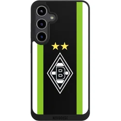 Nivocase Handyhülle für Samsung Galaxy S24+ Hülle NIVOpure Case Schwarz Borussia Mönchengladbach Gladbach (Samsung Galaxy S24+), Smartphone Hülle, Schwarz