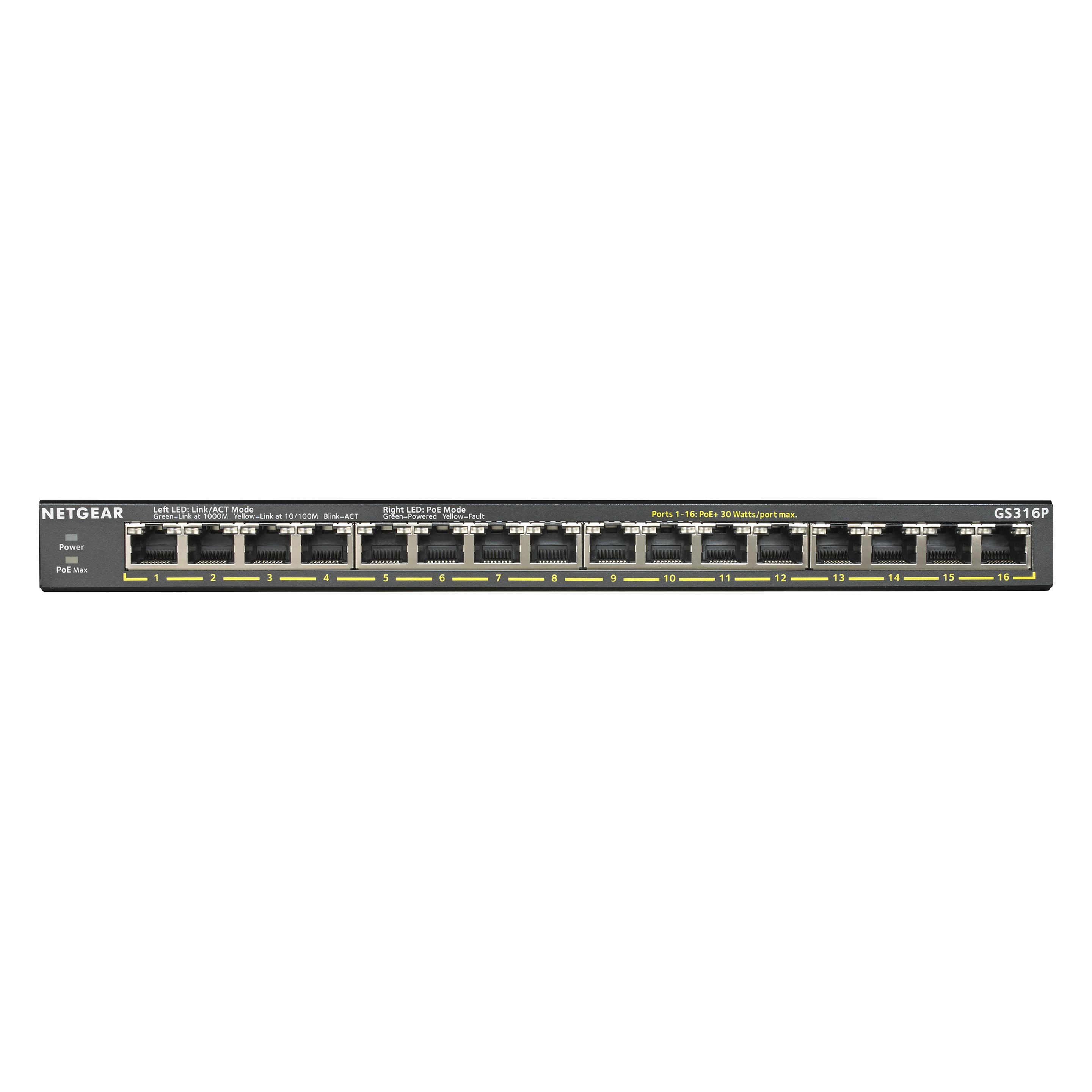 Netgear GS316P (16 Ports) (GS316P-100EUS)