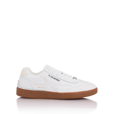 Sneaker PLEIN SPORT "Raptor-X", Herren, Gr. 37, Normalschaft, braun (01, weiß), Schuhe Sneaker