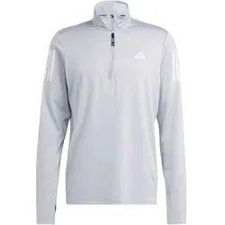 ADIDAS Herren Rollkragen Own the Run Half-Zip, Größe XXL in Silber Silber