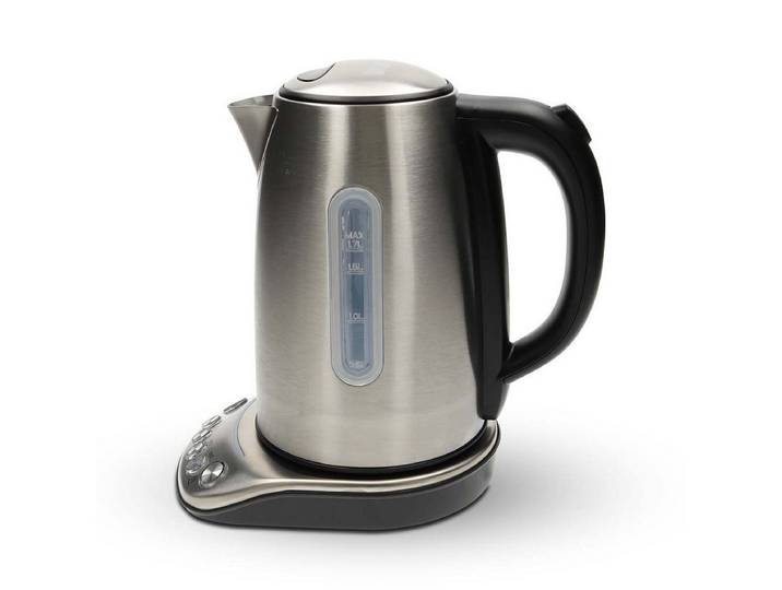 Nedis Wasserkocher KAWK8000WIFI, 1.7 l, 2200 W, Wi-Fi-Steuerung, Warmhaltefunktion, Sprachsteuerung, 360°-Sockel