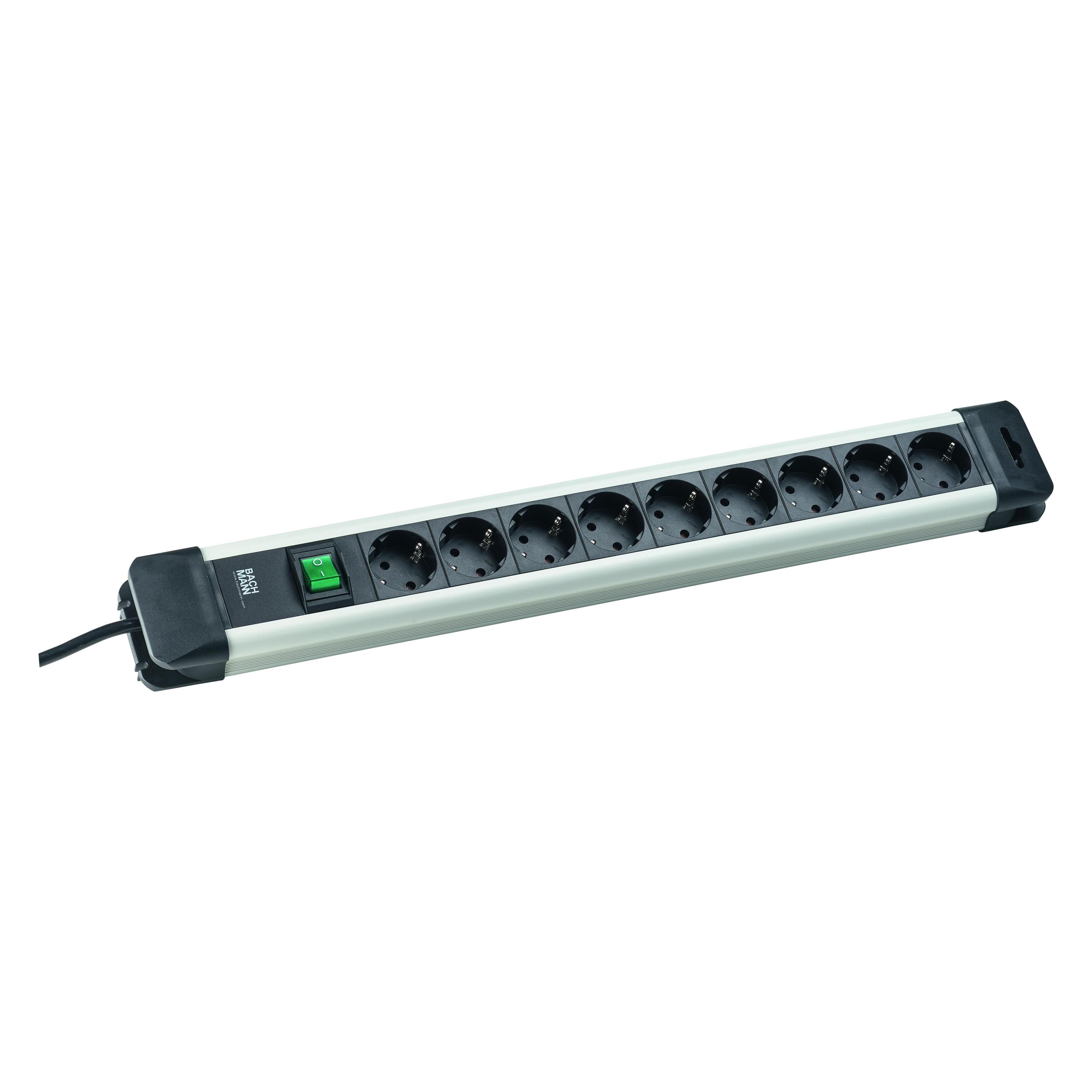 Bachmann Steckdosenleiste CONNECTUS, 9-fach (CEE 7/3, 2 m) (330.102)