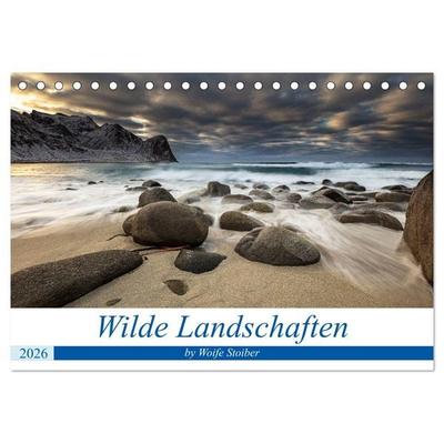 Wilde Landschaften (Tischkalender 2026 DIN A5 quer), CALVENDO Monatskalender