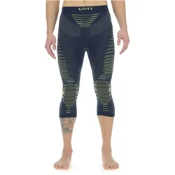UYN Resilyon 3/4 Funktionsunterhose Herren dark blue/yellow XXL