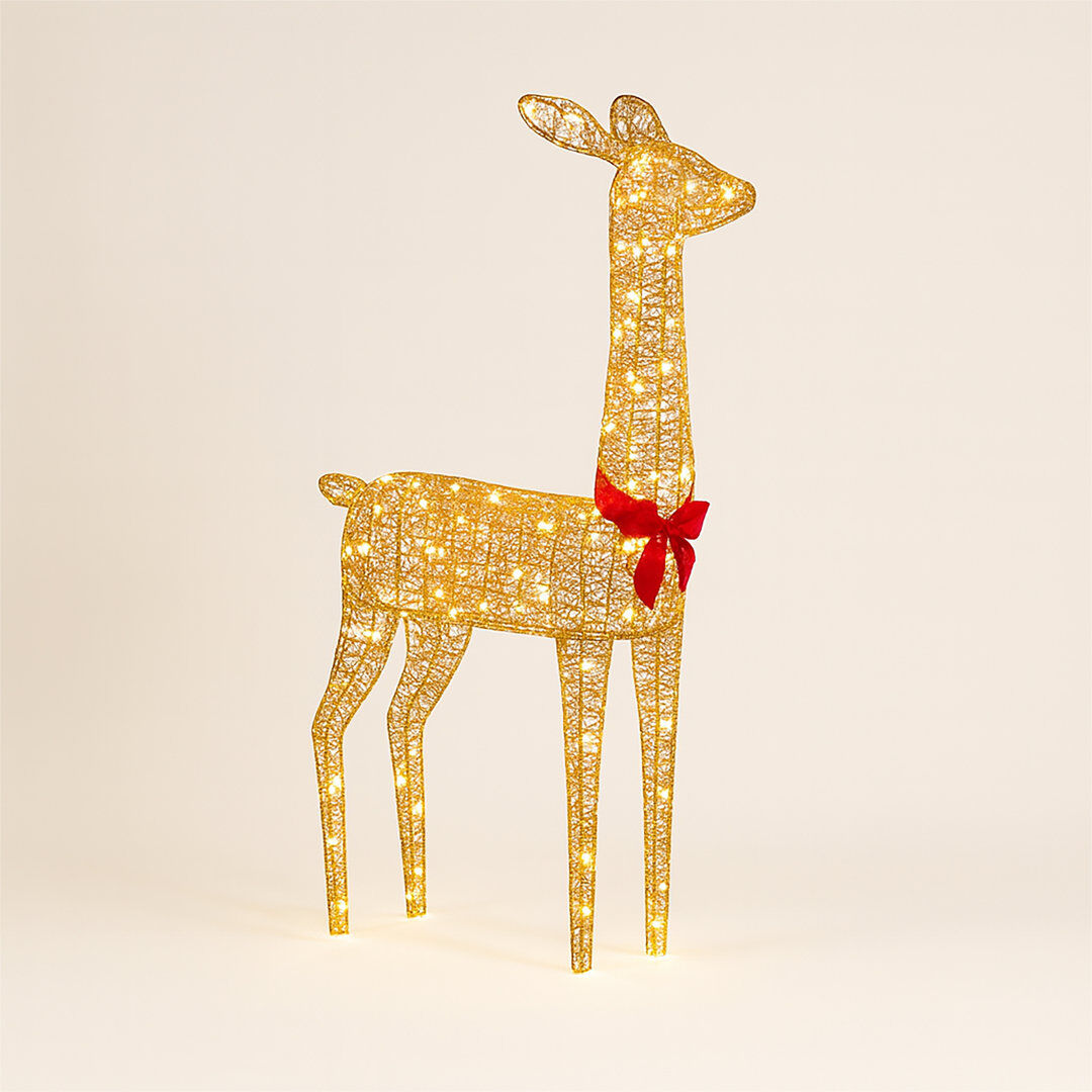 The Seasonal Aisle Decoration Gold 108cm H X 72.5cm W X 20.5cm D