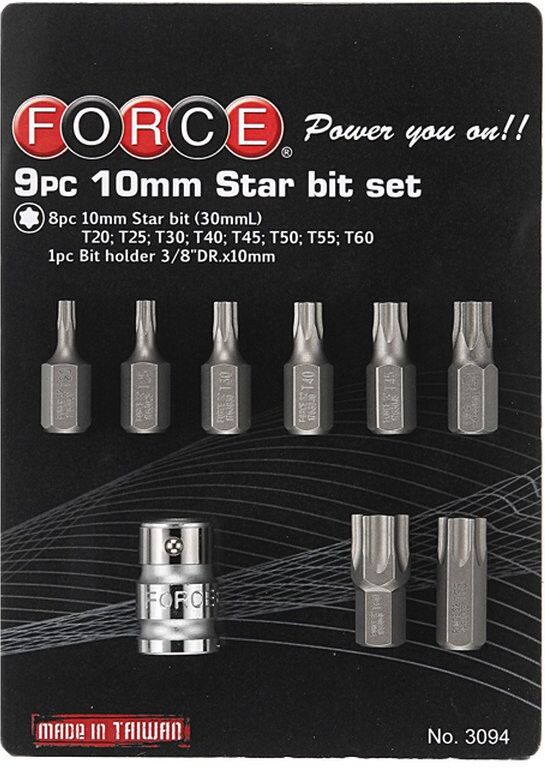 FORCE 3094 Schrauberbit-Satz