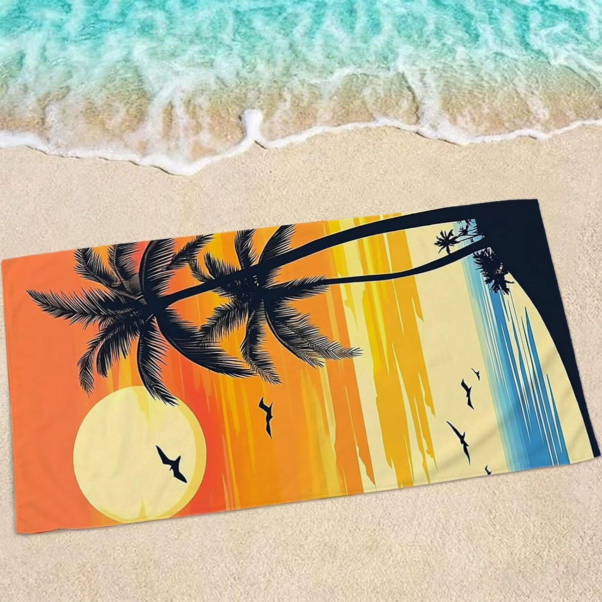 Oranje Strandlaken Microvezel XXL Handdoek - 190 x 95 cm