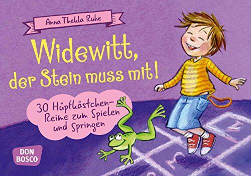 Ruhe, Anna Thekla - Widewitt, der Stein muss mit!: 30 Hüpfkästchen-Reime zum Spielen und Springen - Preis vom 19.10.2026 19:33:35 h