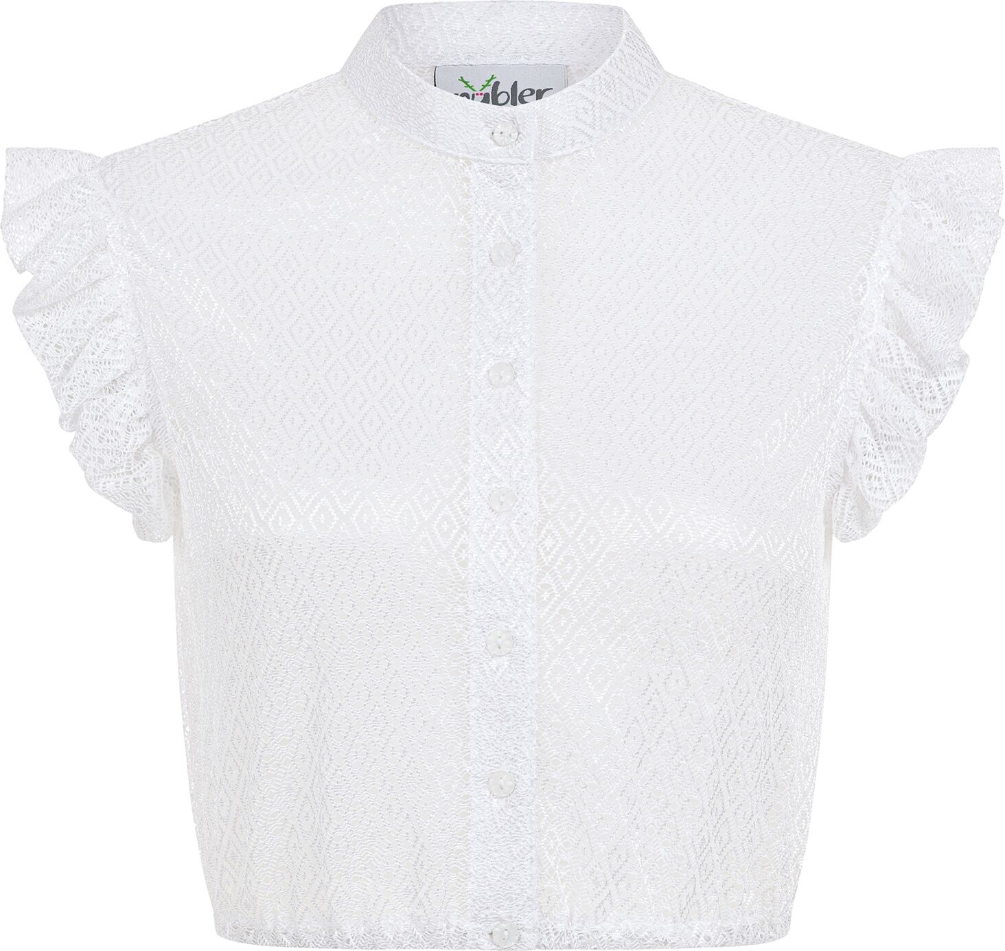 Dirndlbluse NÜBLER "Dirndlbluse Luisa", Damen, Gr. 34, weiß, Obermaterial: 100% Baumwolle CO., Blusen Dirndlbluse