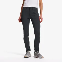 Root High-waist Stretch Jeans Damen Anthracite, Größe:XS - Outdoor-jeans - Grau