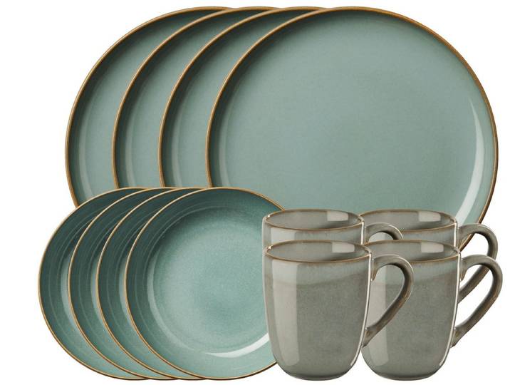 ASA SELECTION Frühstücks-Set Selection SAISONS Frühstücksset eucalyptus 12tlg