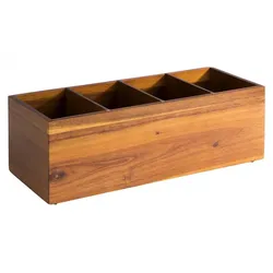 APS Holzbox -WOODY-36 x 14 cm, H: 12,5 cm