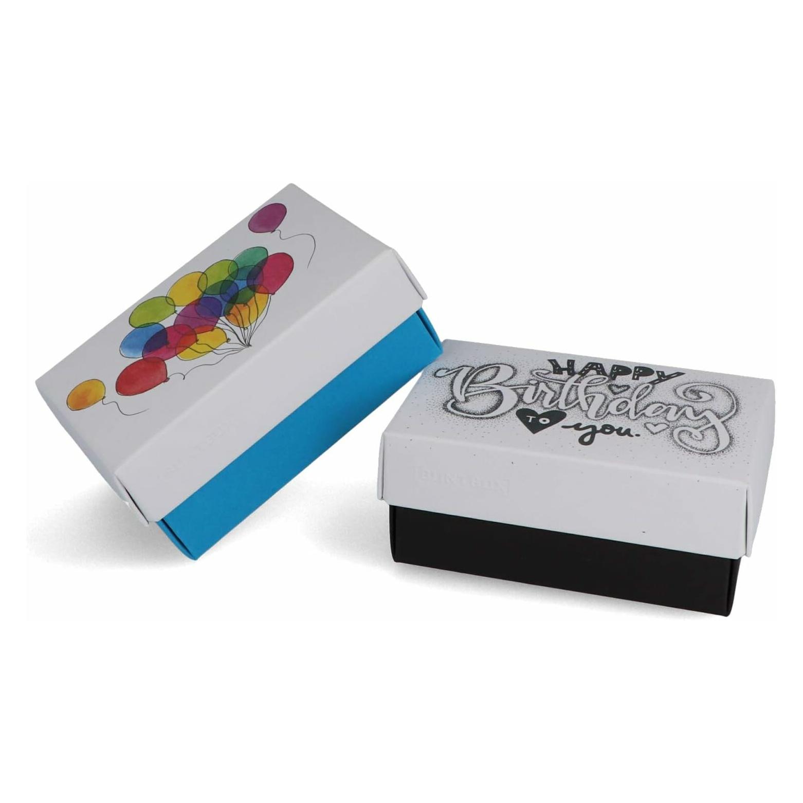Buntbox 2 Geburtstag L Geschenkboxen-Set weiss (2x) (2045-26)