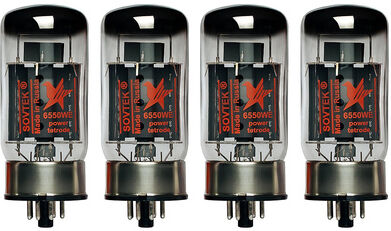 Sovtek 6550WE Matched Quartet
