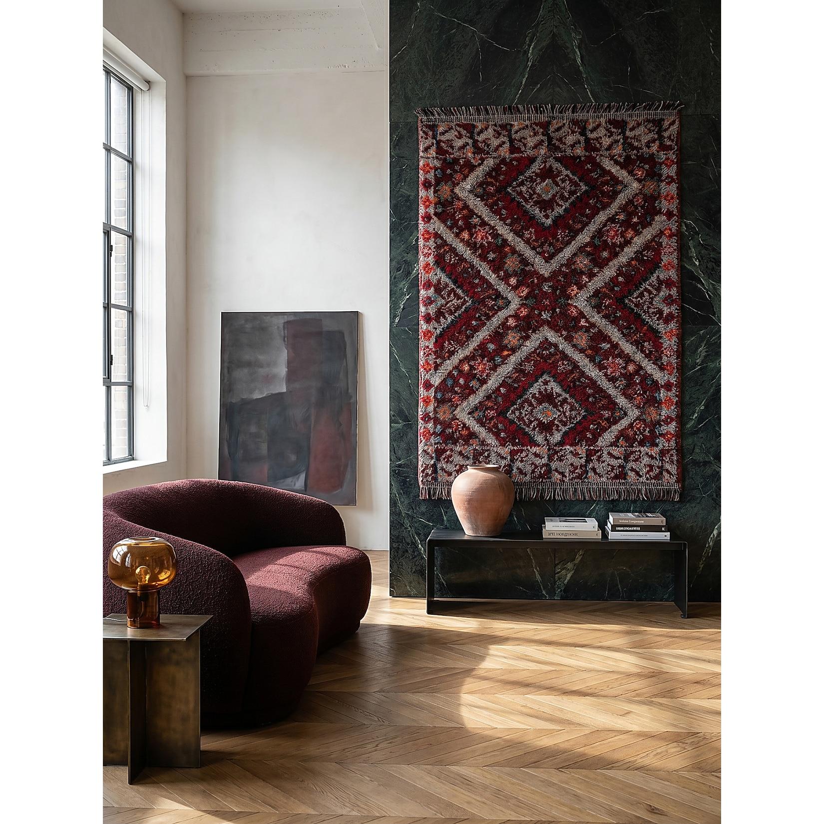 Shaggy-Teppich Berber Rot 200 x 300 cm - TAFRAUT Kadima Design