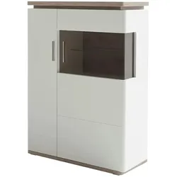 uno Highboard  Parez , holzfarben , Maße (cm): B: 90 H: 124 T: 38.0
