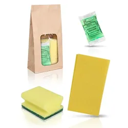 Amenities- Reinigungsset in Kraftpapiertüte Nr.4 für Touristenunterkünfte - 42 Stück
