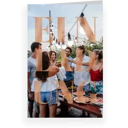 Einladungskarte Sommerparty: Große Einladung