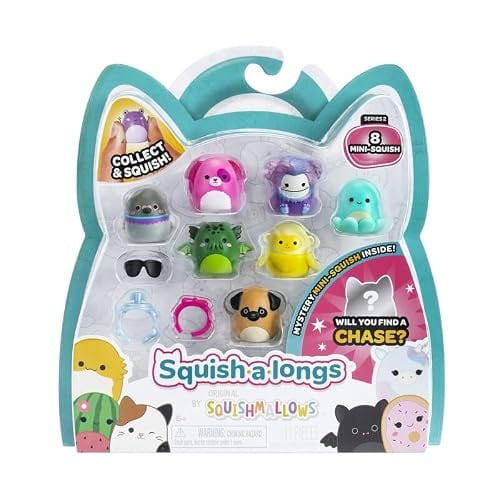 Verpakking met 8 verschillende Squishmallows