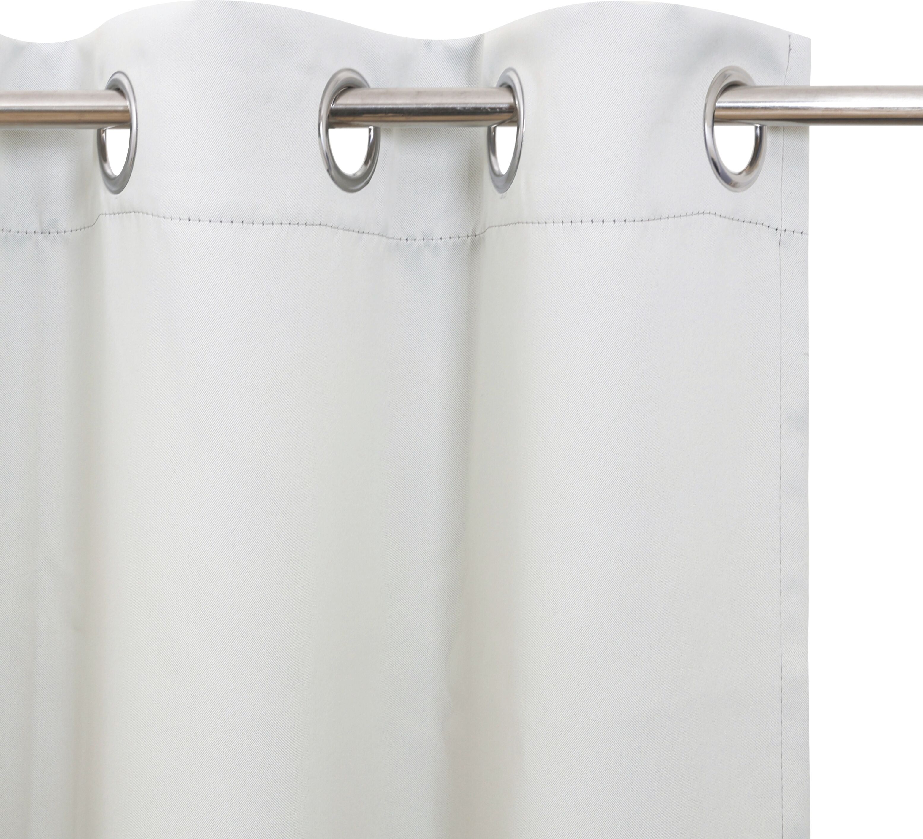 Verdunkelungsvorhang BRUNO BANANI "Clemton, blickdicht/verdunkelnd, 1 Stück, pflegeleicht und modern" Gr. 1, weiß (beige), B:130cm H:145cm, Polyester, Polyester, Gardinen, Verdunkelungsvorhang, Verdunkelung, Schutz, Privatsphäre, blickdichter Vorhang