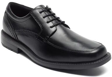 Rockport Style Leader 2 Apron Toe (Men's) Dress Shoes in Black Leather, Size 11.5 M