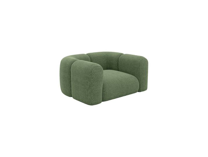 Design Loungesessel „Terranova“ mit Strukturstoff-Bezug Strukturstoff Grün BLOOMINGLOFT Collection
